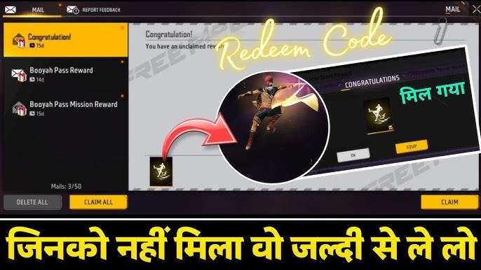garena free fire max redeem codes
